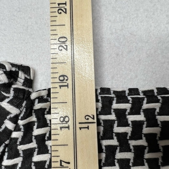 Anthropologie Postmark‎ Womens Black White Basketweave Tunic  Size Small - Picture 7 of 14